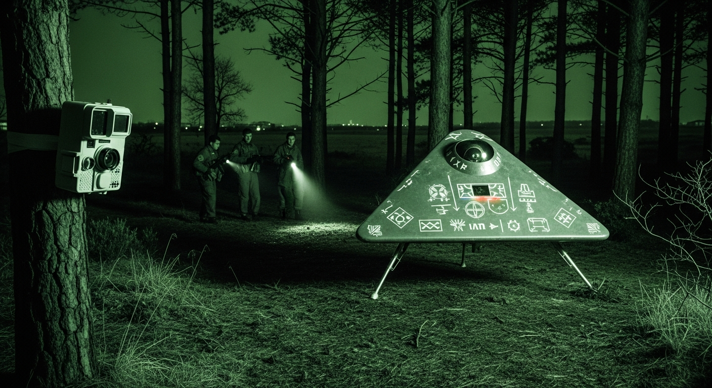 Lights Over the Forest: The Night Three Airmen Walked Into Another World