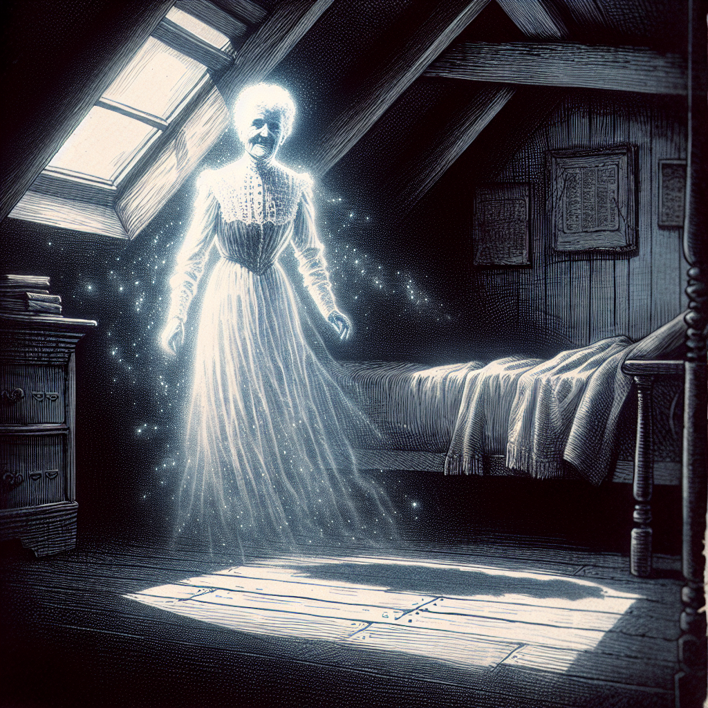 ghost sighting Encounter — attic, Leeds, England (QR-2026-00039)