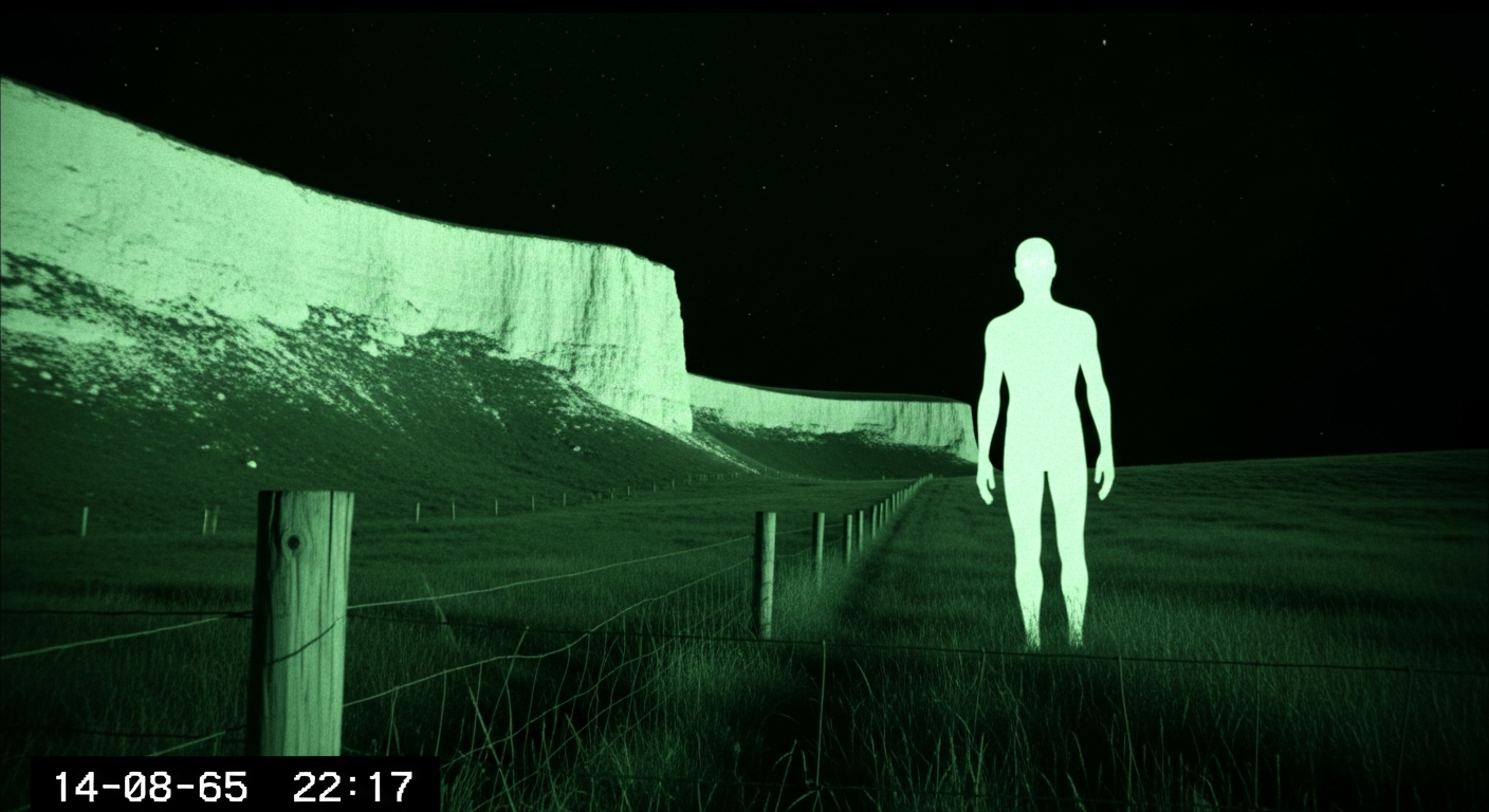 The Flatlands Fiend: How a Norfolk Farmer's Encounter with a Towering Silver Being Shook Rural England